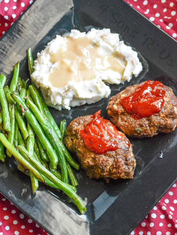 Sheet Pan Meatloaf Supper