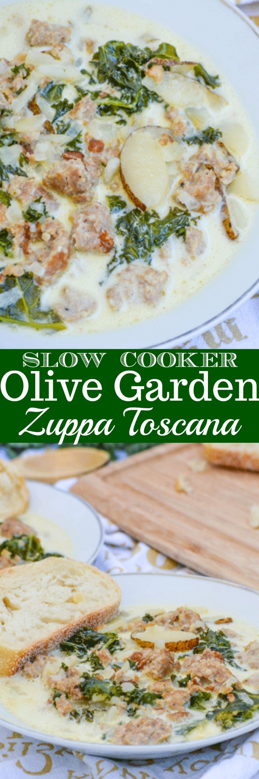 Slow Cooker Zuppa Toscana - 4 Sons 'R' Us