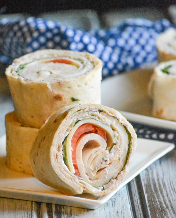 Copy Cat Costco Turkey Swiss Pinwheels - 4 Sons 'R' Us