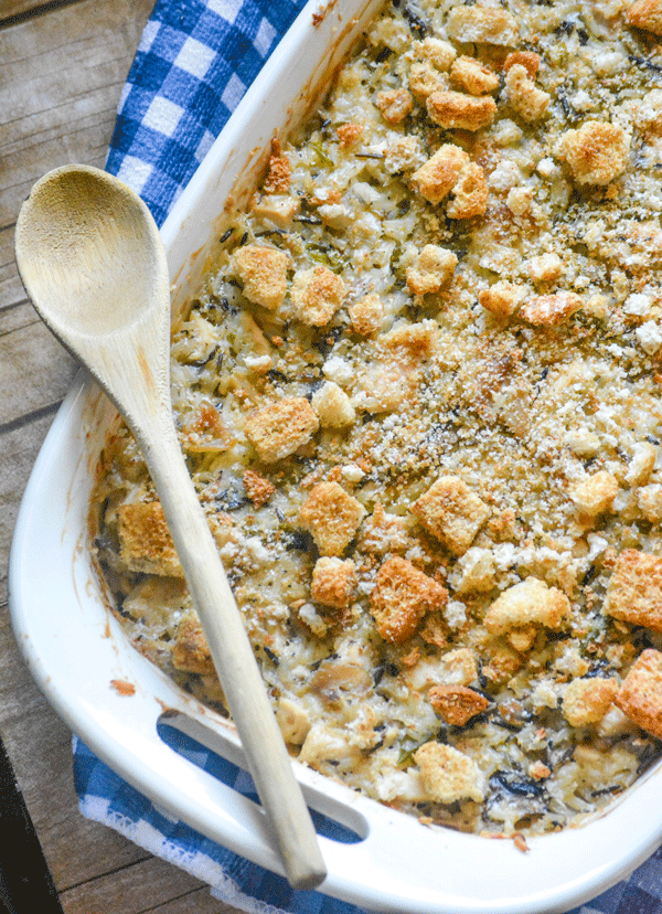 Creamy Chicken Caesar & Wild Rice Casserole