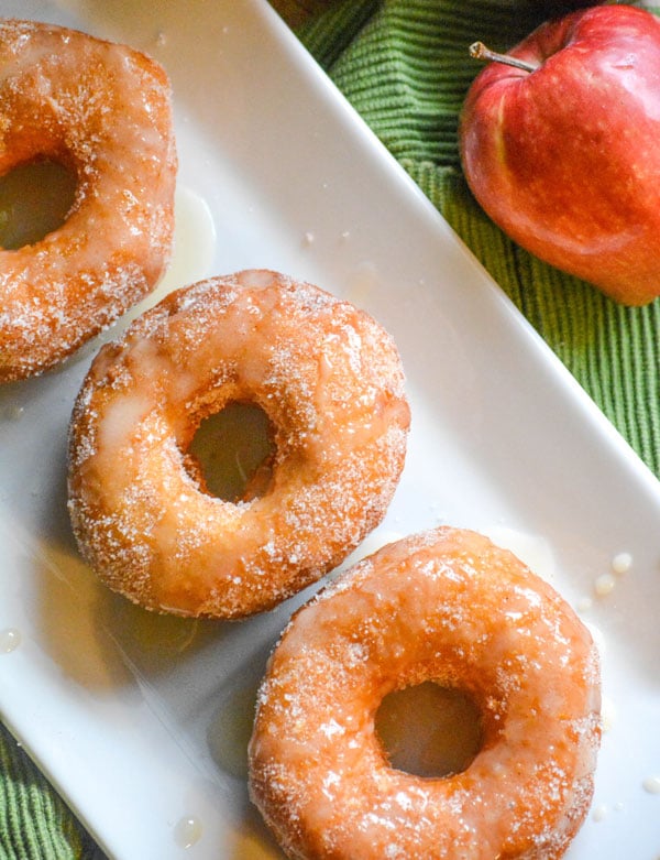 Quick & Easy Apple Cider Glazed Donuts