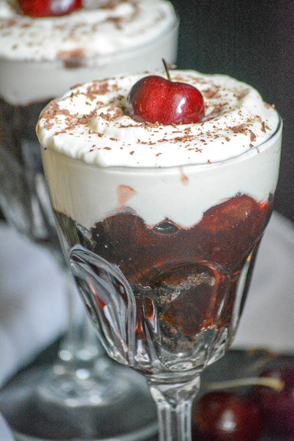 Black Forest Cherry Cheesecake Dessert Cups