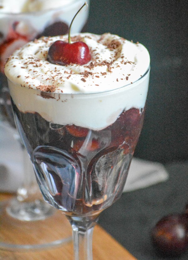 Black Forest Cherry Cheesecake Dessert Cups