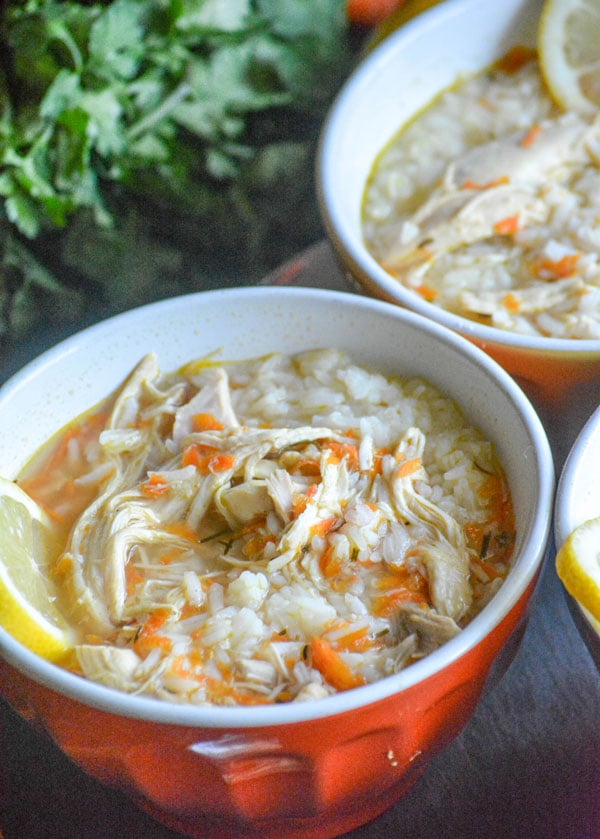 Copy Cat Taziki's Greek Lemon Chicken Soup - 4 Sons 'R' Us