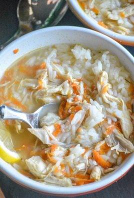 Copy Cat Taziki's Greek Lemon Chicken Soup