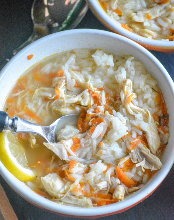 Copy Cat Taziki's Greek Lemon Chicken Soup