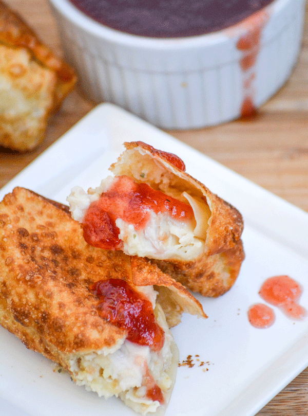 Thanksgiving Leftover Eggrolls & Cranberry Dipping Sauce