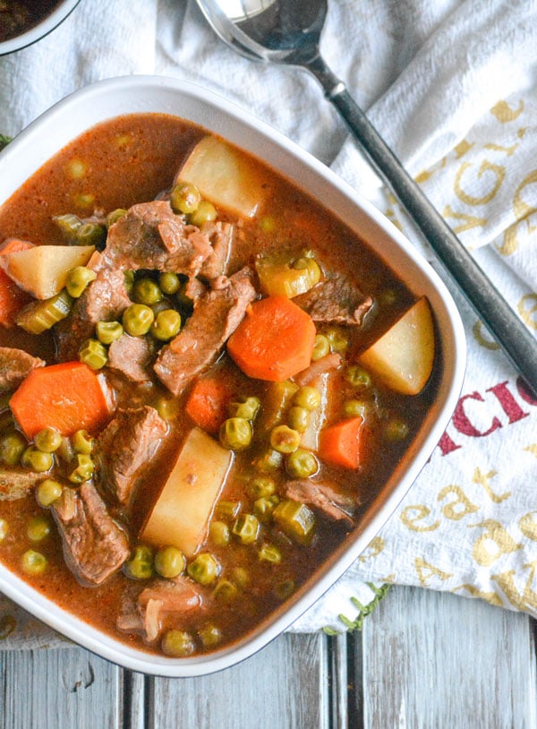 Slow Cooker Apple Cider Beef Stew