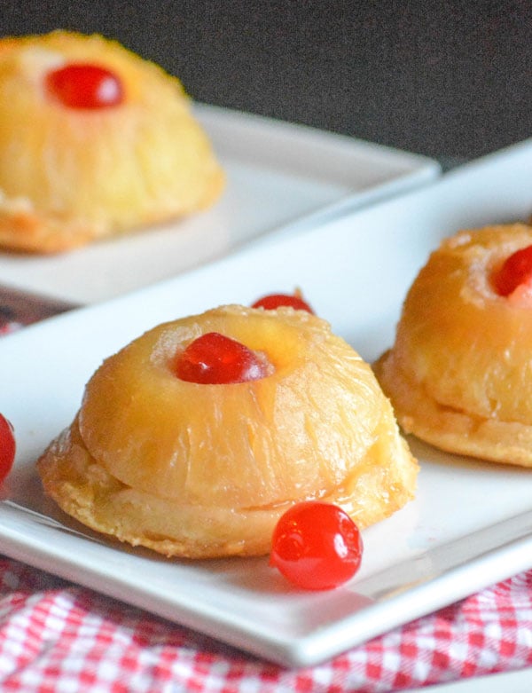 Pineapple Upside Down Sugar Cookie Cakes