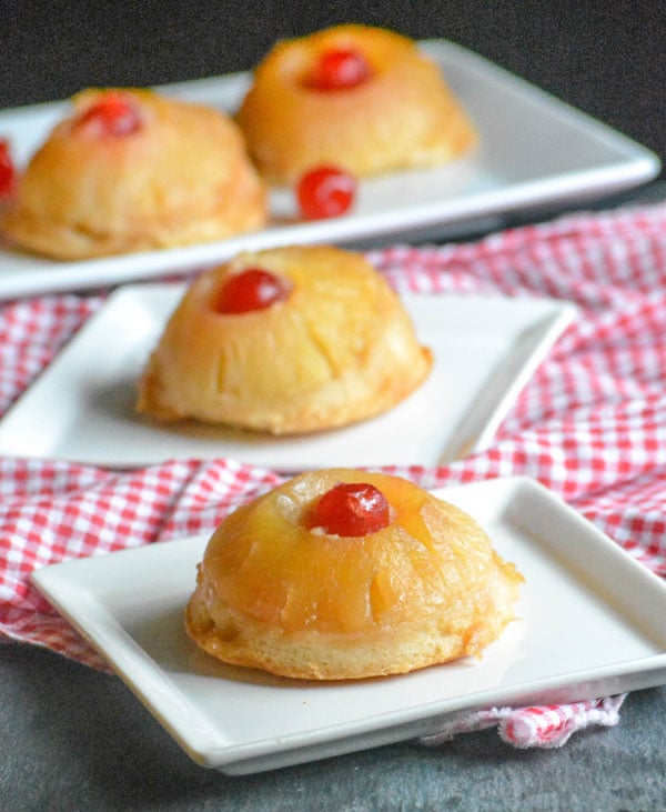 Pineapple Upside Down Sugar Cookie Cakes