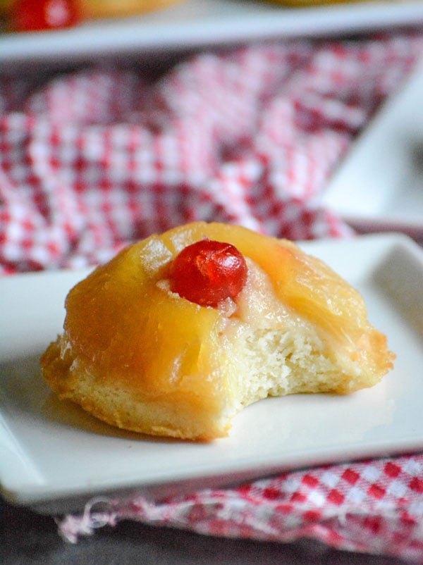 Pineapple Upside Down Sugar Cookie Cakes