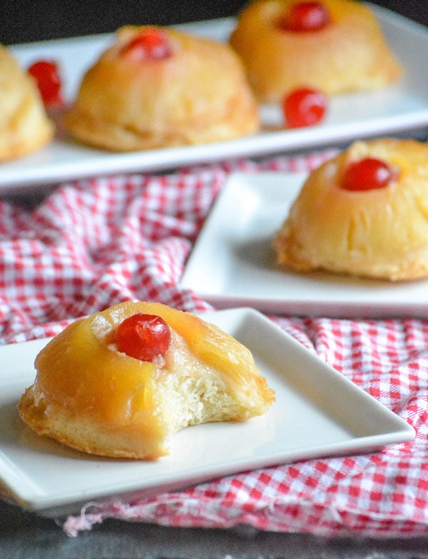 Pineapple Upside Down Sugar Cookie Cakes