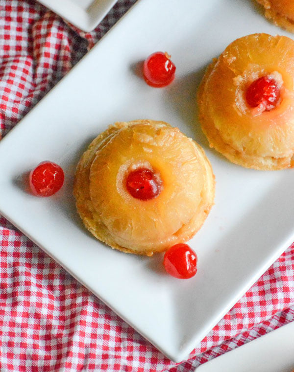 Pineapple Upside Down Sugar Cookie Cakes