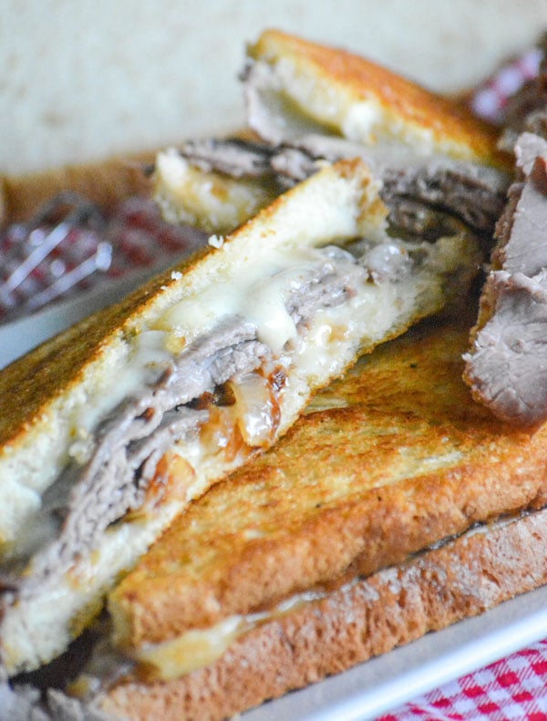 Roast Beef & Smoked Gouda Grilled Cheese