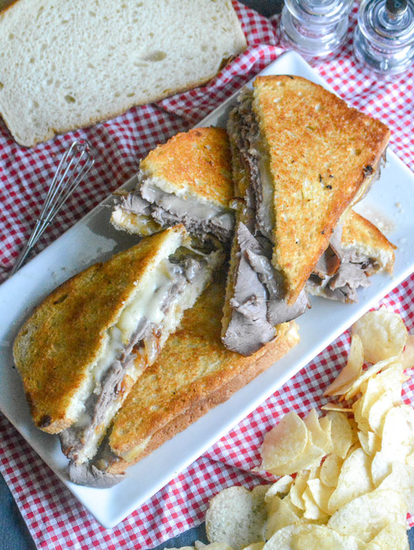 Roast Beef & Smoked Gouda Grilled Cheese