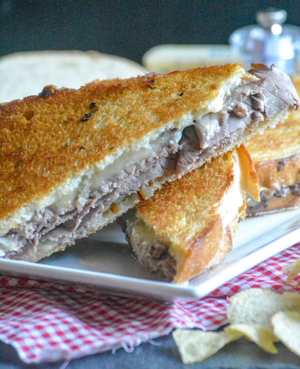 Roast Beef & Smoked Gouda Grilled Cheese
