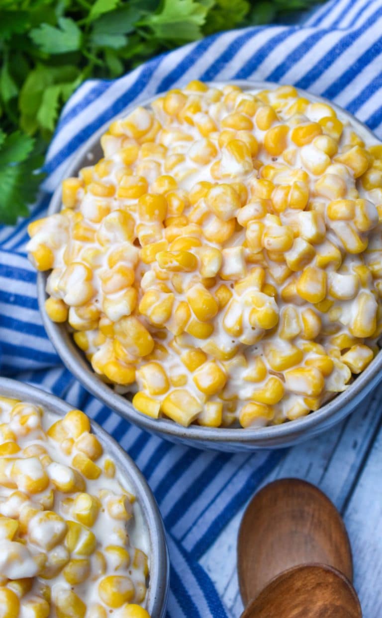 Slow Cooker Creamed Corn - 4 Sons 'R' Us