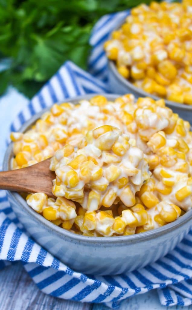 Slow Cooker Creamed Corn - 4 Sons 'R' Us