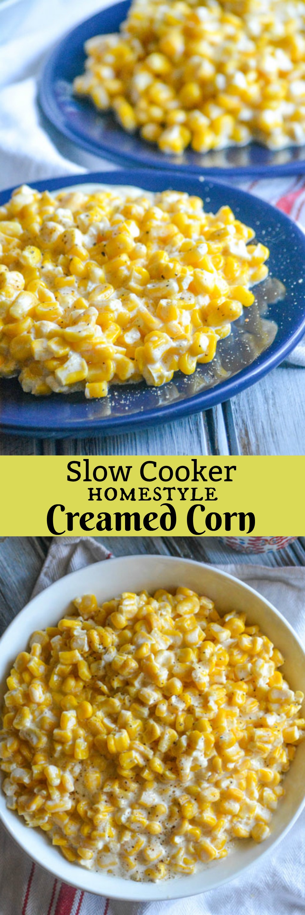 Slow Cooker Homemade Cream Style Corn - 4 Sons 'R' Us