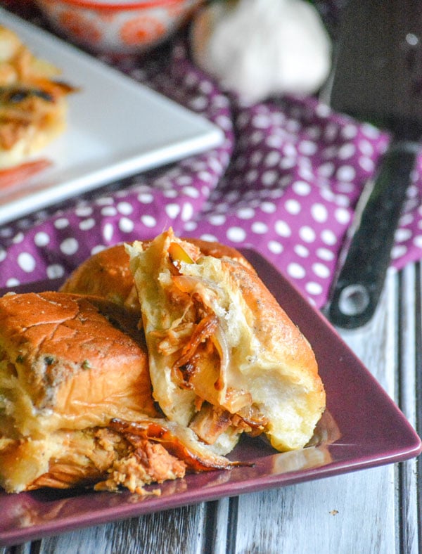 Spicy Barbecue Chicken Fajita Sliders