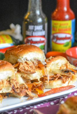 Spicy Barbecue Chicken Fajita Sliders