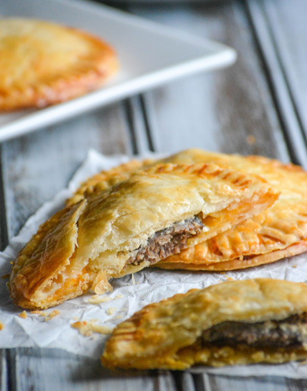 Stuffed Roast Beef & Cheddar Hand Pies