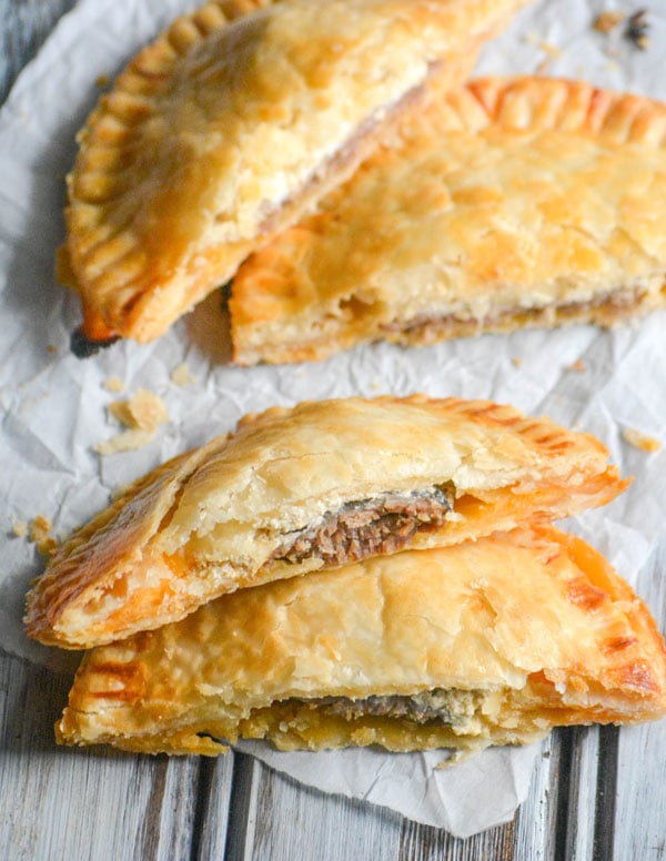 Stuffed Roast Beef & Cheddar Hand Pies