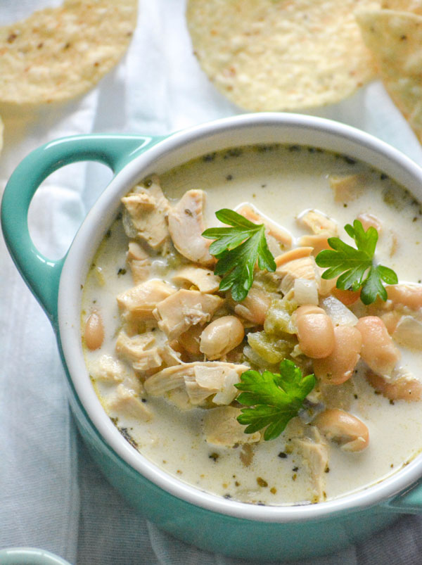 Creamy White Chicken Chili - 4 Sons 'R' Us