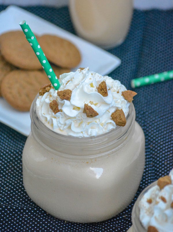 Gingerbread Eggnog Milkshakes