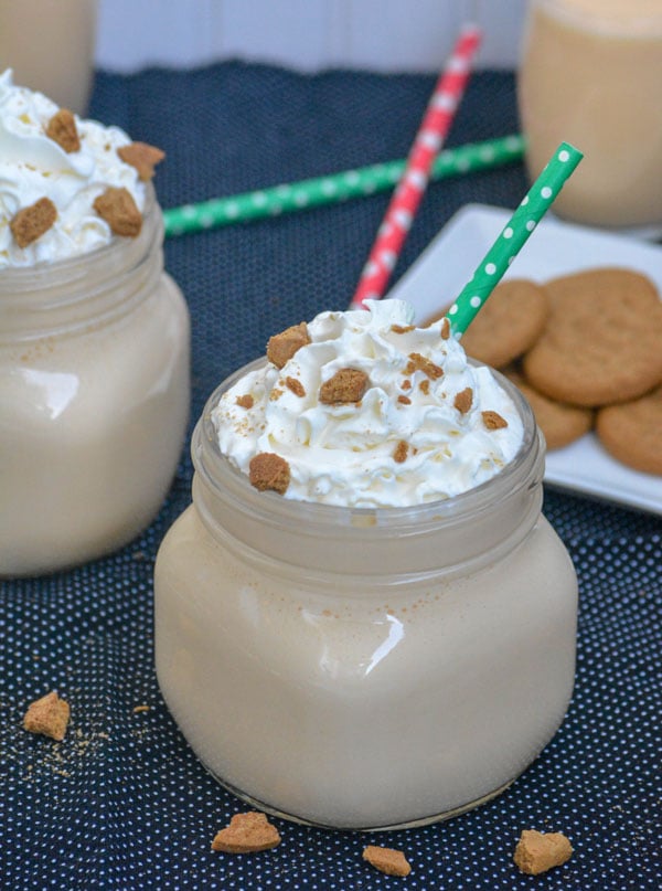 Gingerbread Eggnog Milkshakes