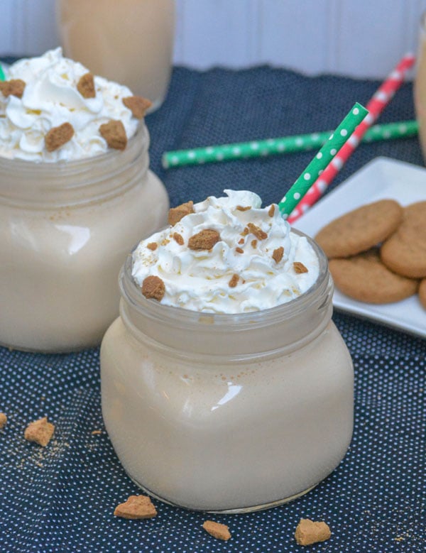 Gingerbread Eggnog Milkshakes