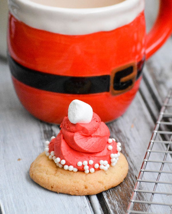 Santa Hat Cookies