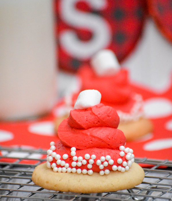 Santa Hat Cookies