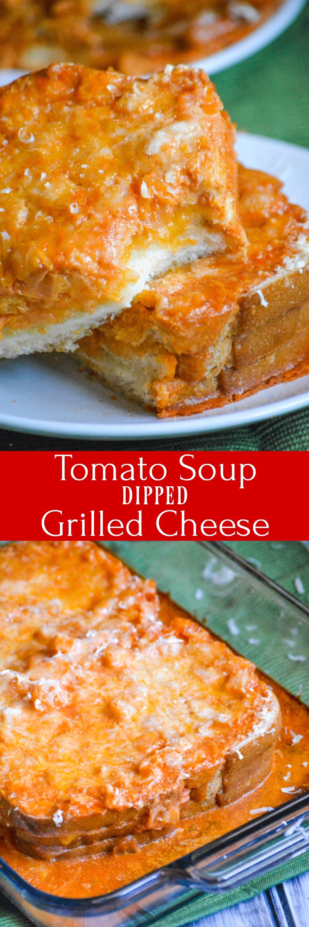 Tomato soup & grilled cheese are a classic pairing, and a go-to childhood favorite for so many of us. Bring it up to date with these Tomato Soup Dipped Grilled Cheese Sandwiches. Less mess, no leftovers, and ALL the flavor!