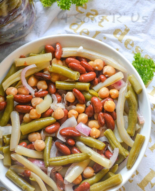 Nanny's Garden Four Bean Salad