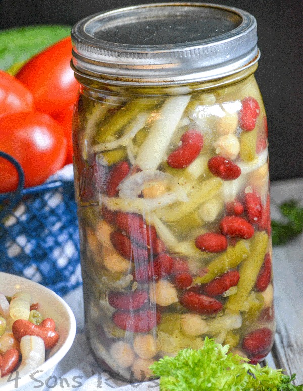 Nanny's Garden Four Bean Salad