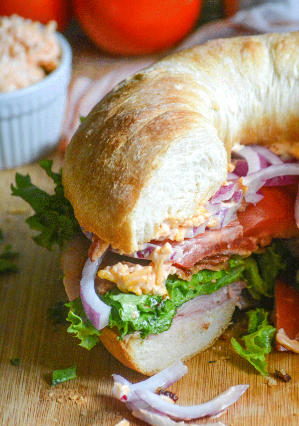 Ham & Pimento Cheese Bundt Pan Sub Sandwich