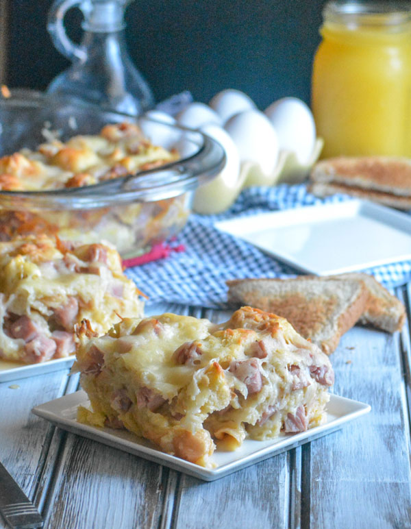 Monte Cristo Style Breakfast Casserole