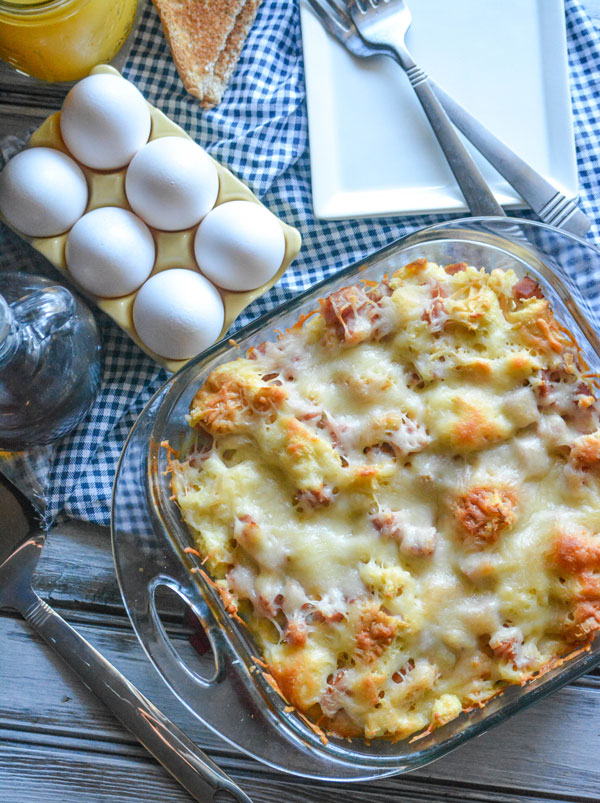 Monte Cristo Style Breakfast Casserole