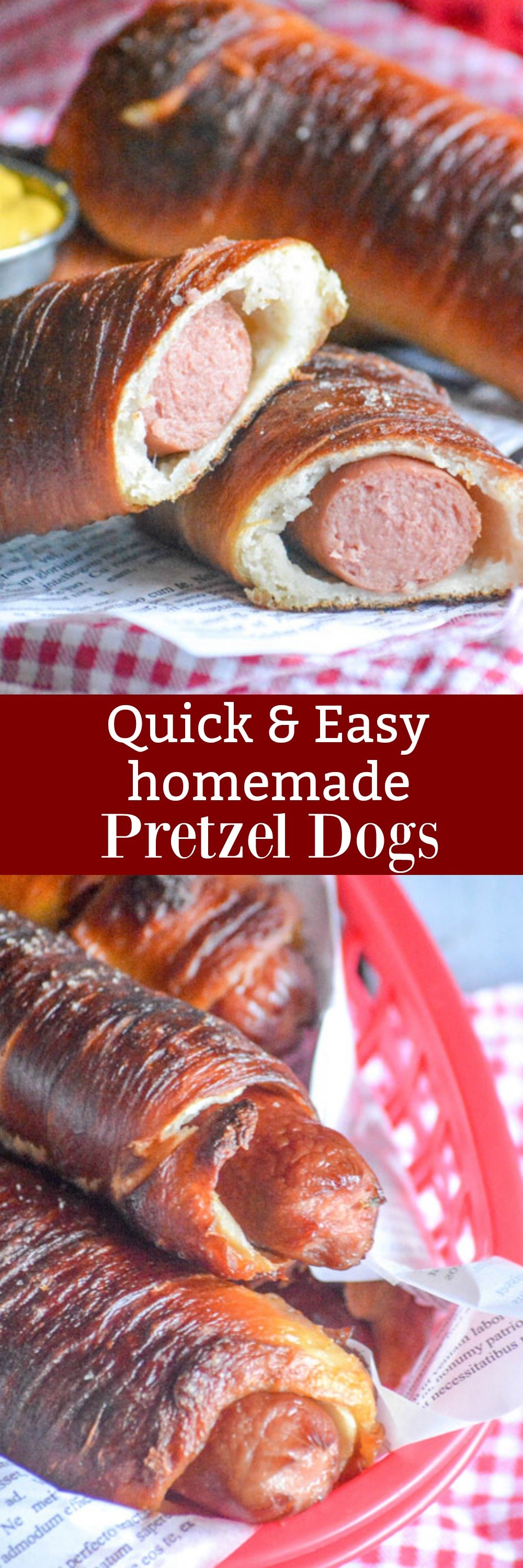 Quick  Easy Homemade Pretzel Dogs  4 Sons R Us