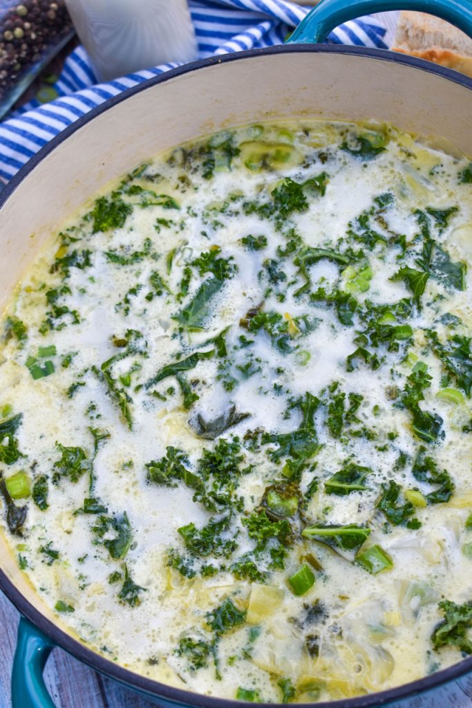 Irish Colcannon Potato Soup - 4 Sons 'R' Us