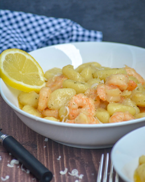 Gnocchi Shrimp Scampi - 4 Sons 'R' Us