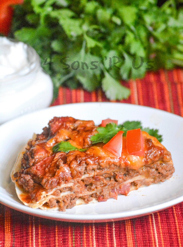 Cheesy Mexican Pizza Bake