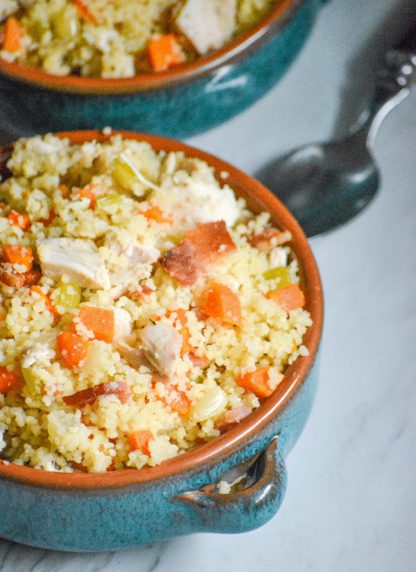 One Pot Chicken Bacon Couscous