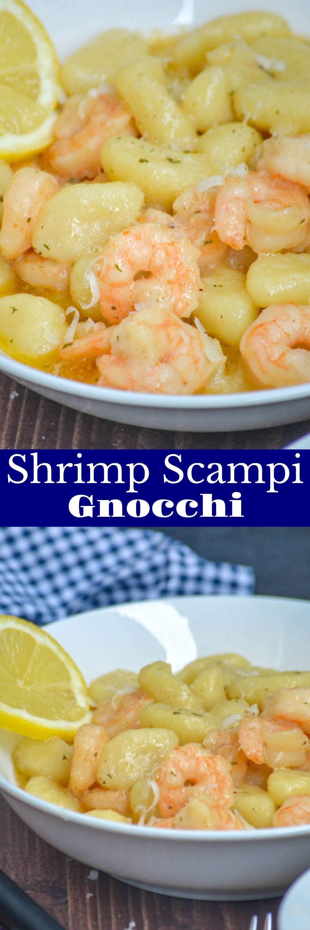 Gnocchi is even better than pasta, and takes on flavors just as well. Paired with shrimp in a garlic butter sauce, with a teensy bit of cream? You’ve got this Gnocchi Shrimp Scampi that’s a to-die for dinner, even on a budget.