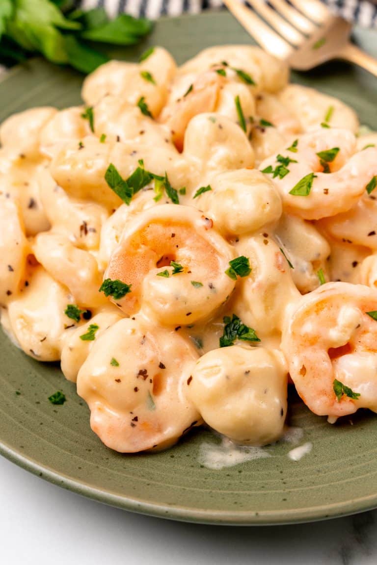 Creamy Gnocchi Shrimp Scampi - 4 Sons 'R' Us