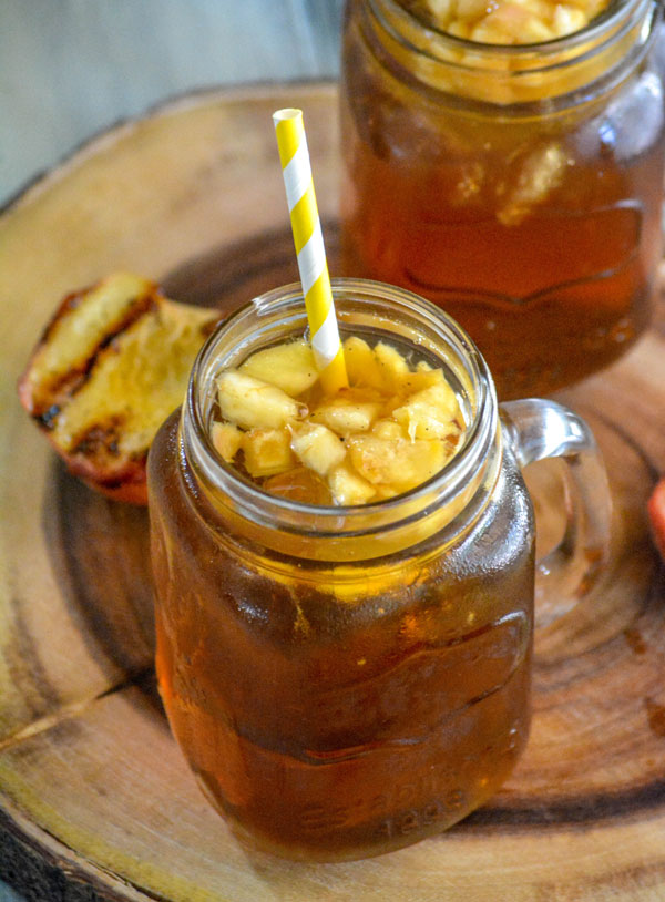 Homemade Peach Iced Tea