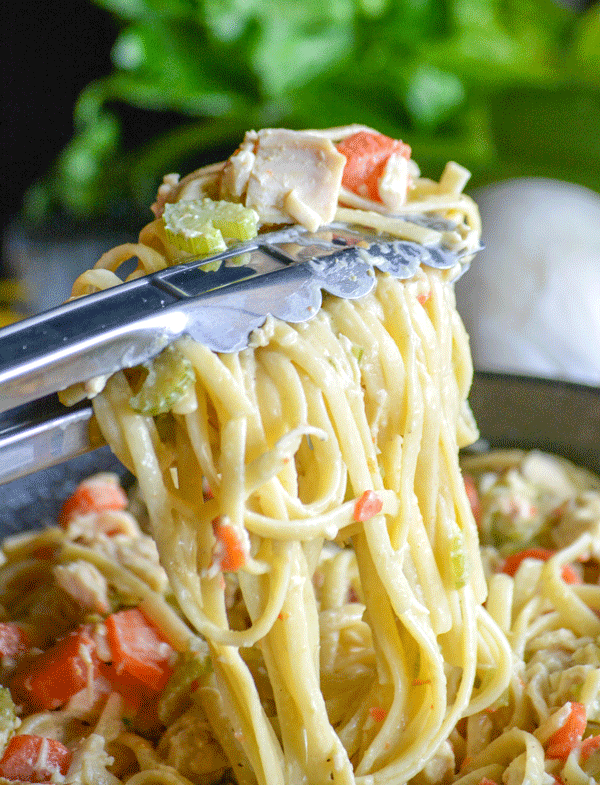 Creamy Chicken Vegetable Pasta