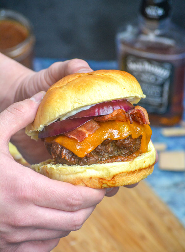 Smoked Bacon Cheeseburgers