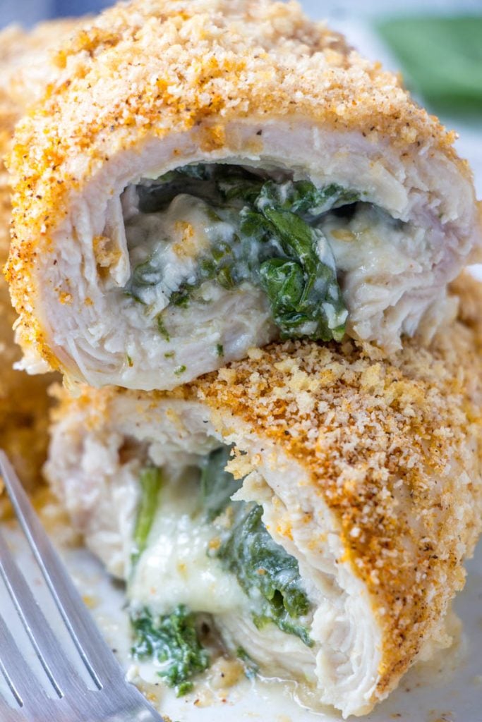 Cajun Chicken Stuffed with Spinach & Pepper Jack Cheese